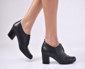 Дамски  обувки естествена кожа черни