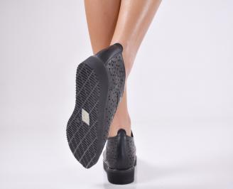 Дамски  обувки естествена кожа черни 3