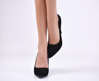 Дамски  елегантни обувки черни EOBUVKIBG