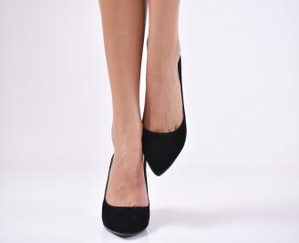 Дамски  елегантни обувки черни EOBUVKIBG