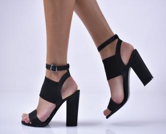 Дамски елегантни сандали  черни