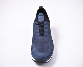 Мъжки спортно елегантни обувки сини
