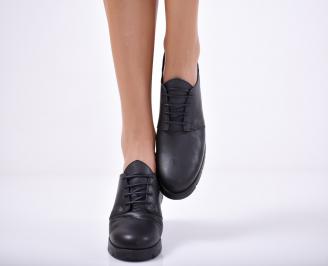 Дамски  обувки естествена кожа черни