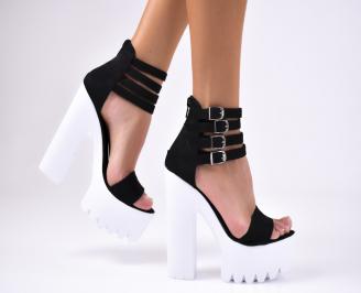 Дамски елегантни сандали  черни