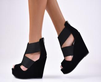 Дамски сандали  черни