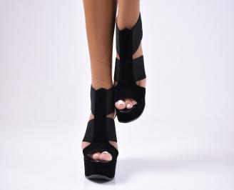 Дамски сандали  черни