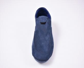Мъжки спортно елегантни  обувки  сини