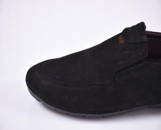 Мъжки спортно елегантни обувки  черни
