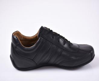 Мъжки  обувки естествена кожа черни EOBUVKIBG 3