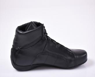 Мъжки  обувки естествена кожа черни 3