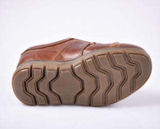 Мъжки  обувки естествена кожа кафяви