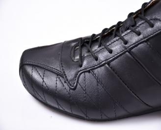 Мъжки обувки -Гигант естествена кожа черни