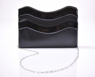 Абитуриентска чанта еко кожа черна