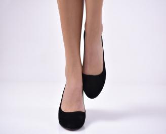 Дамски елегантни обувки гигант  черни