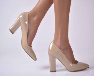Дамски елегантни обувки  бежови EOBUVKIBG