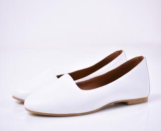 Дамски  обувки естествена кожа гигант бели