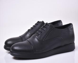 Мъжки ежедневки обувки естествена кожа черени.
