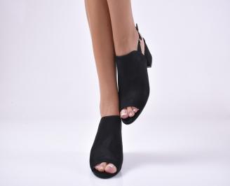 Дамски елегантни сандали черни