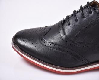 Мъжки спортно елегантни обувки черни