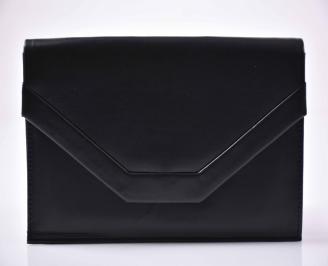 Елегантна абитуриентска чанта кожа черна EOBUVKIBG