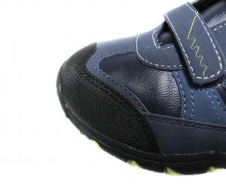 Детски обувки Bulldozer тъмно сини еко кожа
