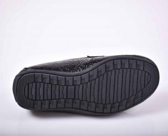 Мъжки спортно елегантни обувки  черни  EOBUVKIBG