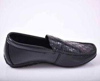 Мъжки спортно елегантни обувки черни  EOBUVKIBG 3