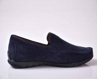 Мъжки спортно елегантни обувки сини   EOBUVKIBG