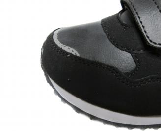 Детски обувки Bulldozer черни еко кожа