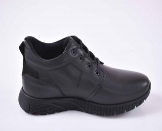 Мъжки спортно елегантни обувки черни EOBUVKIBG 3
