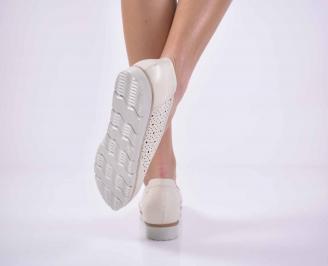 Дамски обувки равни  естествена кожа бежови EOBUVKIBG 3