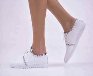 Дамски  обувки   произведени в  България естествена кожа бели EOBUVKIBG