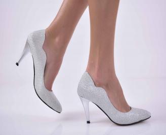 Дамски елегантни обувки стебристи  EOBUVKIBG