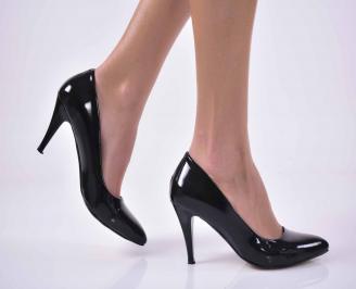 Дамски елегантни обувки черни  EOBUVKIBG