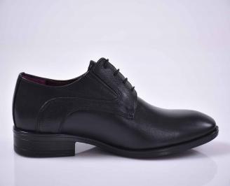 Мъжки обувки естествена кожа черни 3