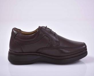 Мъжки обувки естествена кожа кафяви 3