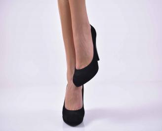 Дамски елегантни обувки гигант черни EOBUVKIBG
