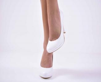 Дамски елегантни обувки гигант бели  EOBUVKIBG