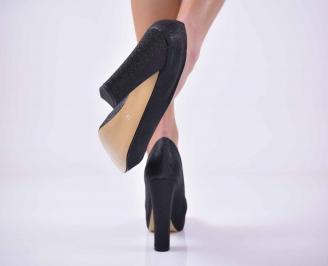 Дамски елегантни обувки черни EOBUVKIBG