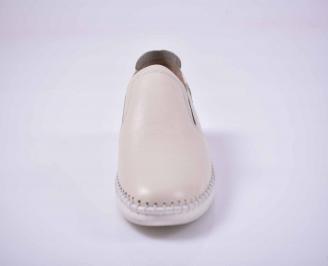 Мъжки обувки естествена кожа бежови EOBUVKIBG