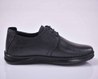 Мъжки обувки естествена кожа черни EOBUVKIBG 3