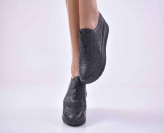 Дамски равни обувки черни EOBUVKIBG