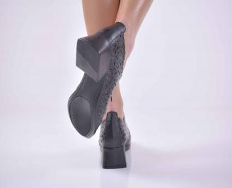Дамски ежедневни обувки черни ЕOBUVKIBG