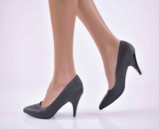 Дамски елегантни обувки черен EOBUVKIBG