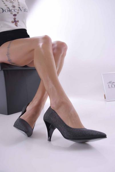 Дамски елегантни обувки черен EOBUVKIBG