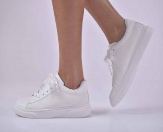Дамски равни обувки  бели EOBUVKIBG 3