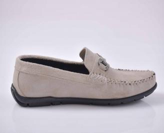 Мъжки обувки естествена велур сиви EOBUVKIBG 3