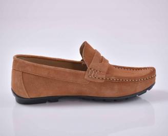 Мъжки обувки естествен велур кафяви EOBUVKIBG 3