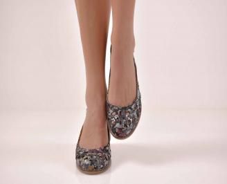 Дамски елегантни сандали естествена кожа черени EOBUVKIBG