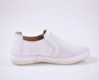 Мъжки обувки естествена кожа бели EOBUVKIBG 3
